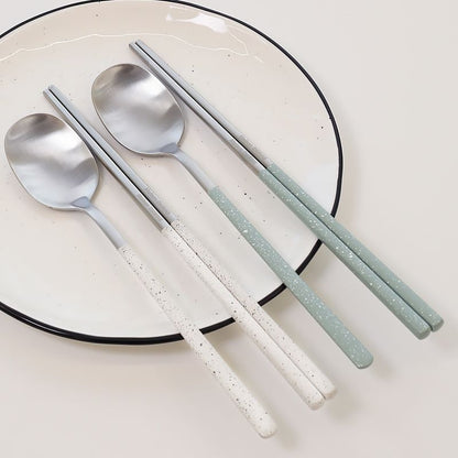 Dotty 4-Person Spoon & Chopstick Set