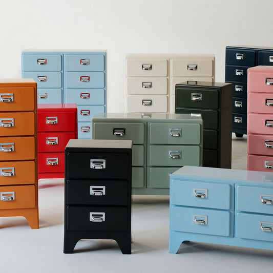 Moto Retro Double Drawer Cabinet