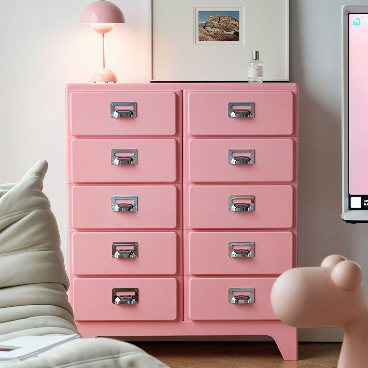 Moto Retro Double Drawer Cabinet