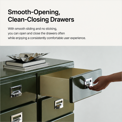 Moto Retro Double Drawer Cabinet