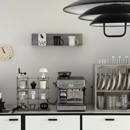 Stainless Grid Storage Shelf