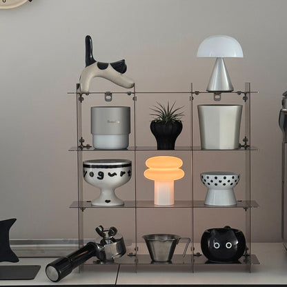 Stainless Grid Storage Shelf