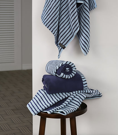 Hotel Collection Stripe Solid Bath Towel