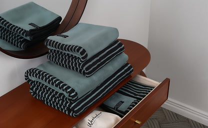 Hotel Collection Stripe Solid Bath Towel