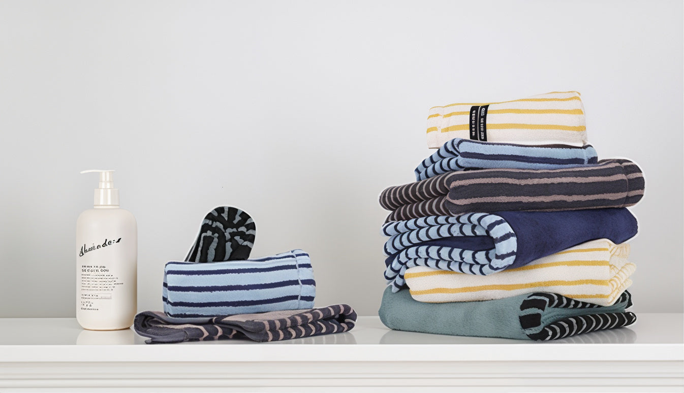 Hotel Collection Stripe Solid Bath Towel