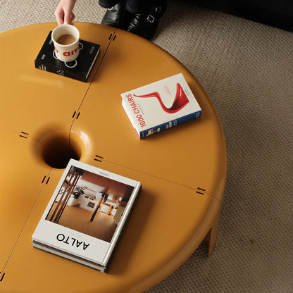 Quarter Modular Round Coffee Table