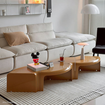 Quarter Modular Round Coffee Table