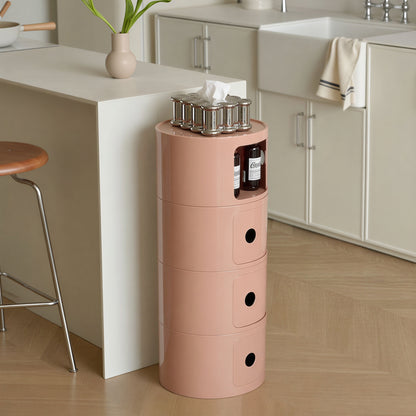 Orbit Sliding Round Storage Cabinet