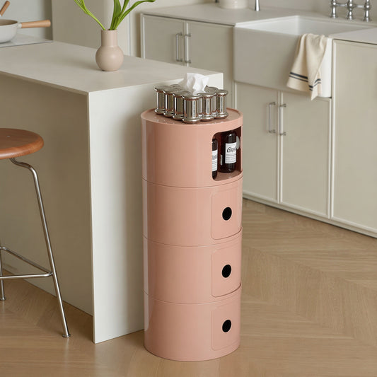 Orbit Sliding Round Storage Cabinet