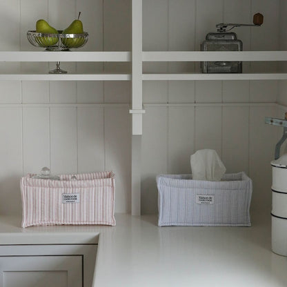 Striped Quilted Storage Basket - image 5 of 5