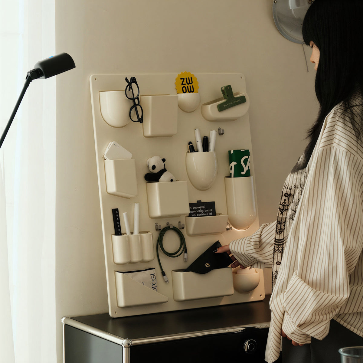 Wall-Mounted Storage Desk Board