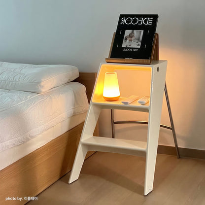 Mid-Century Folding Ladder Stool