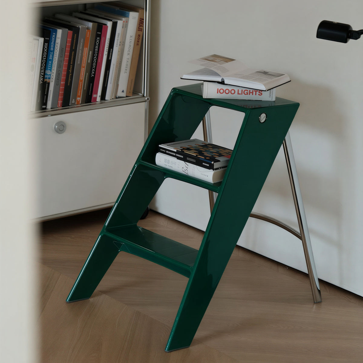 Mid-Century Folding Ladder Stool