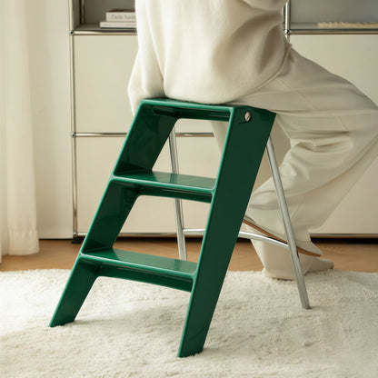 Mid-Century Folding Ladder Stool