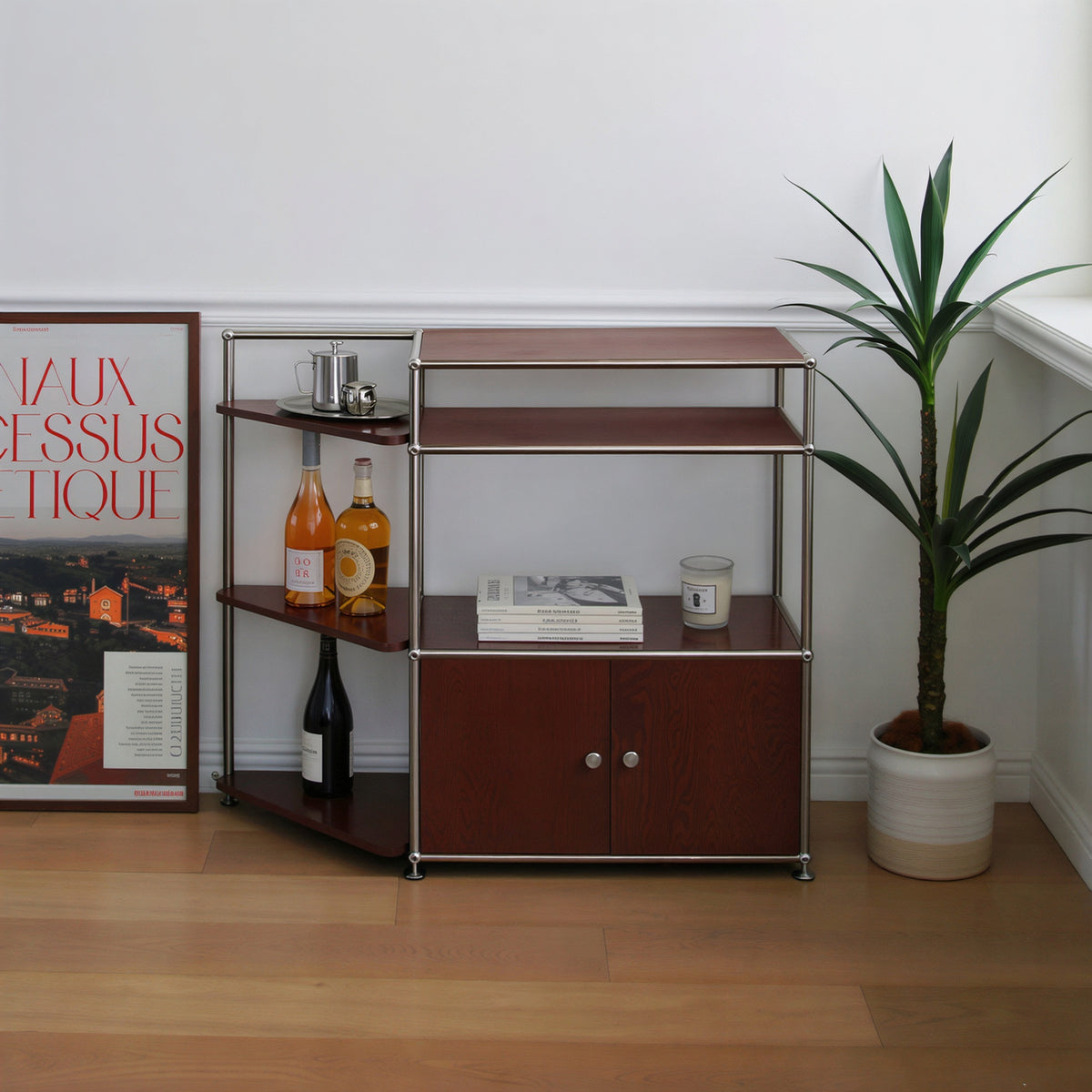 Mid-Century Modular Shelf & Corner Unit