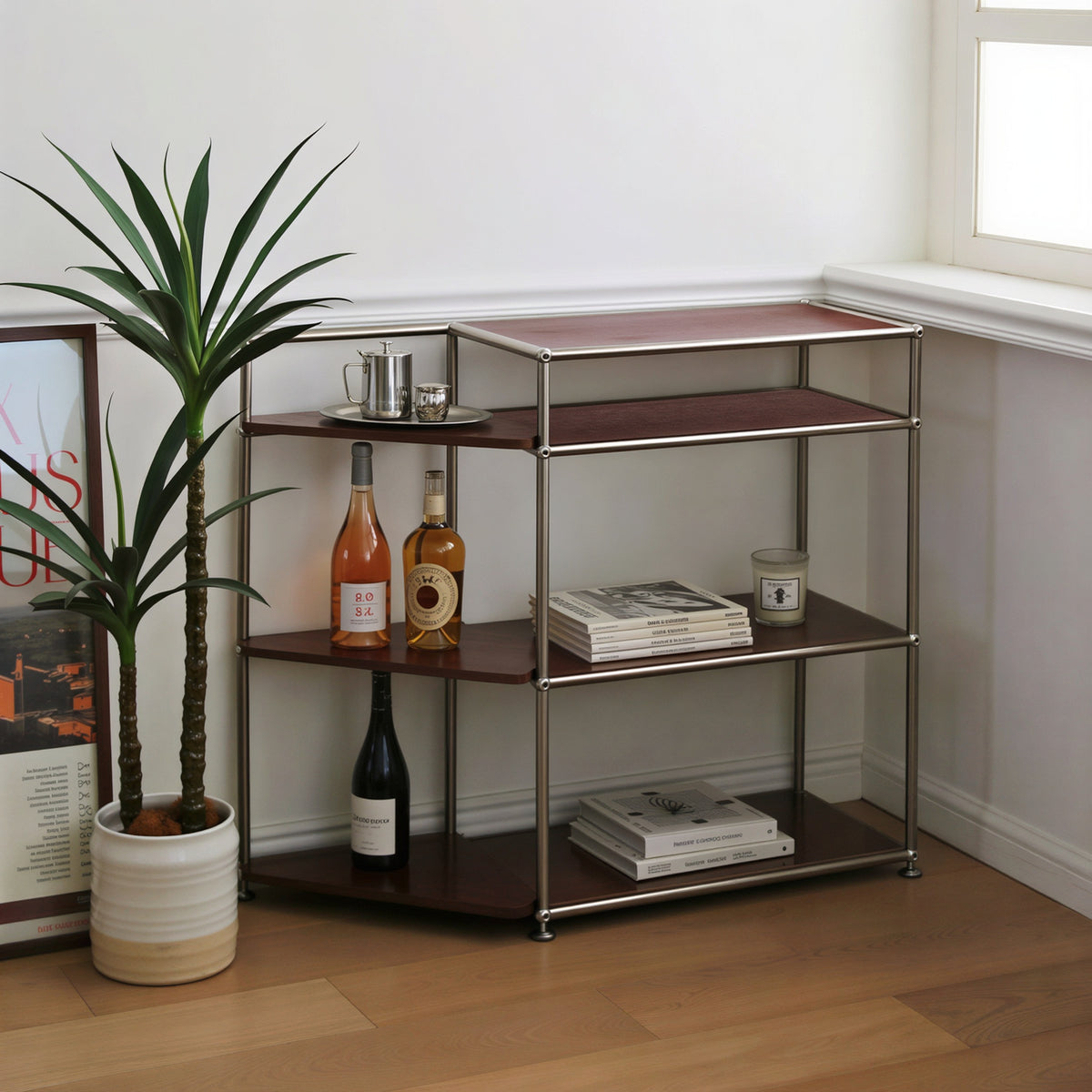 Mid-Century Modular Shelf & Corner Unit