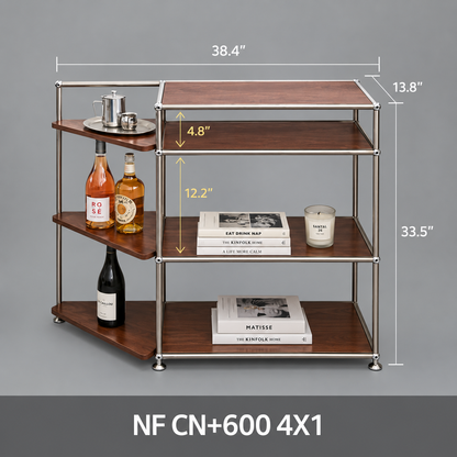 Mid-Century Modular Shelf & Corner Unit