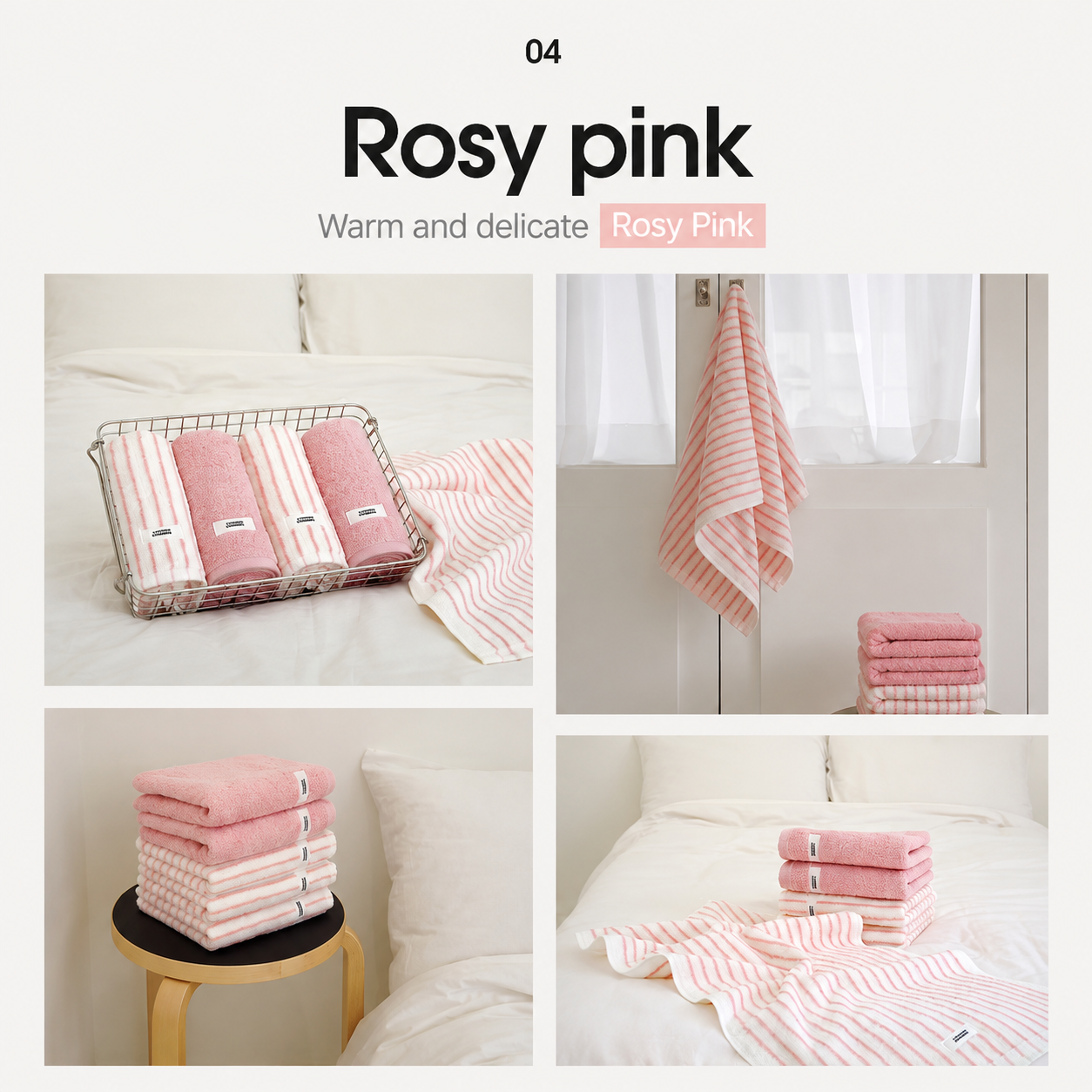 Eco Comfort 60s Combed Cotton Hotel Towel Set (10-Piece)
