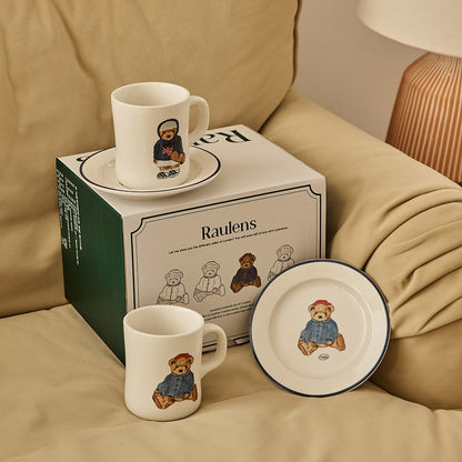 London Teddy Bear Dinnerware Set