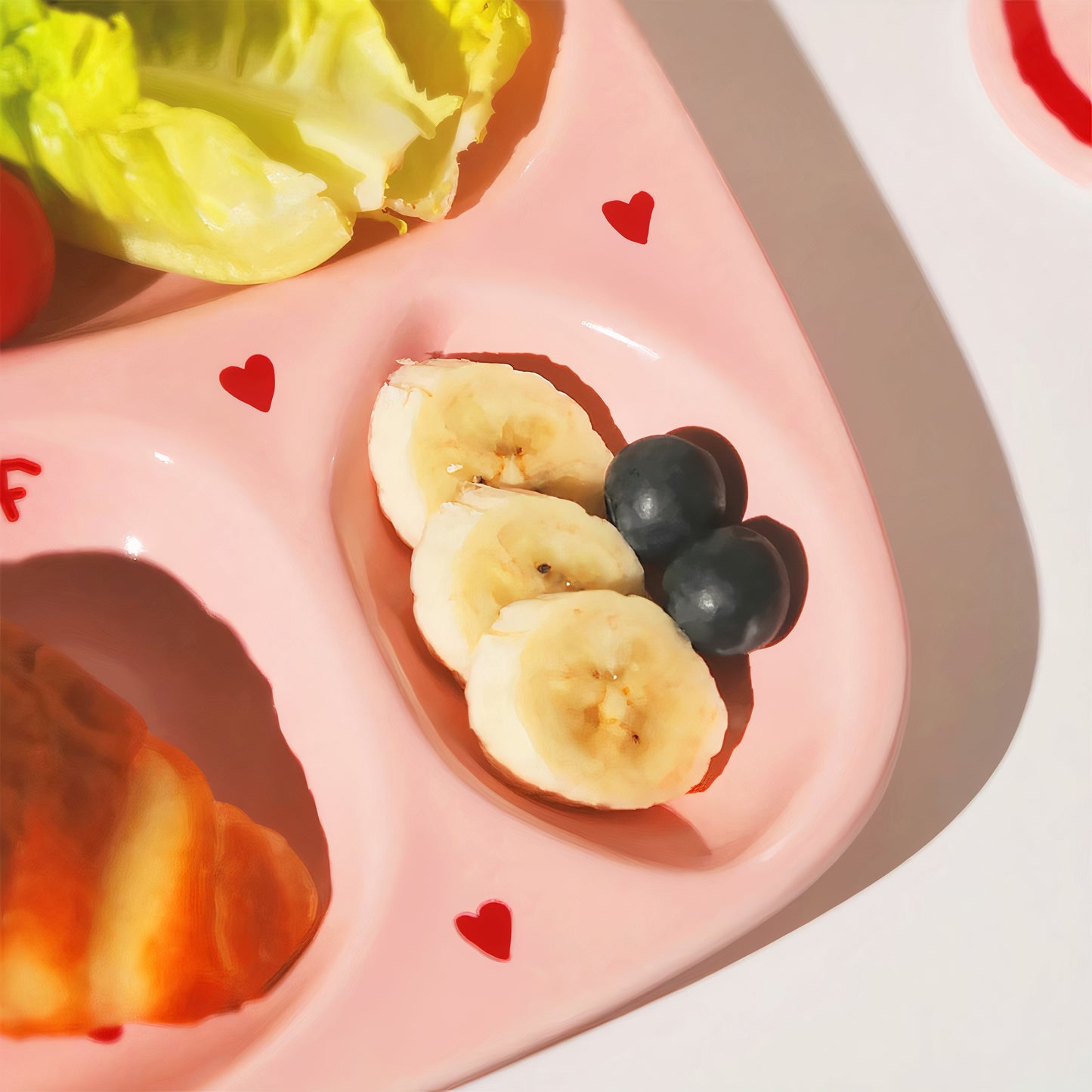 Pink Edition Ceramic Solo Meal Tray Set - lifestyle