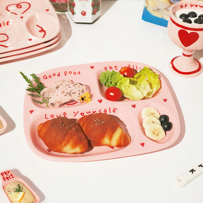 Pink Edition Ceramic Solo Meal Tray Set - image 5 of 8