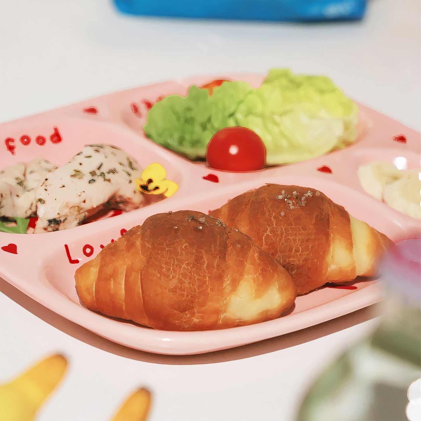 Pink Edition Ceramic Solo Meal Tray Set - image 6 of 8