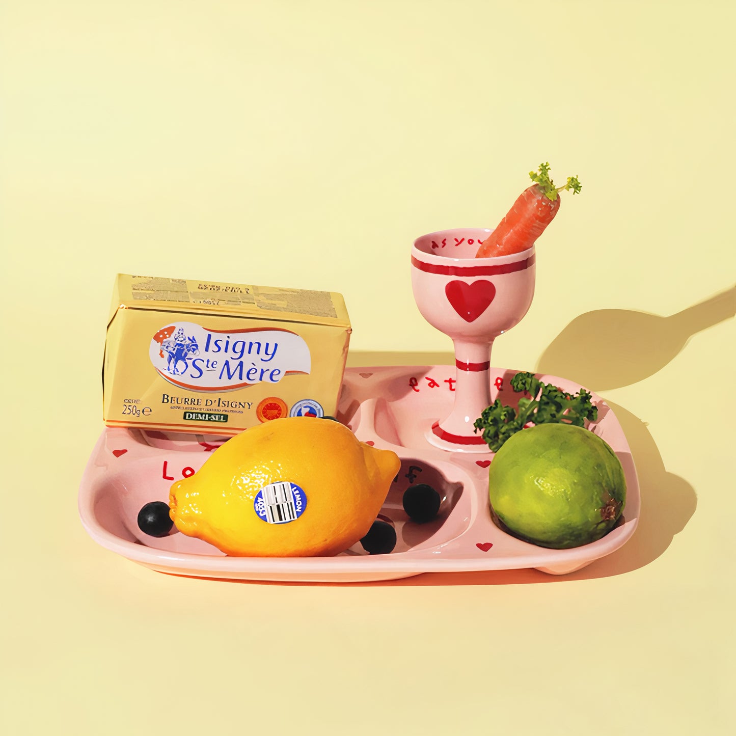 Pink Edition Ceramic Heart Mini Wine Glass