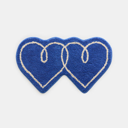 BWTZ Double Heart Accent Rug