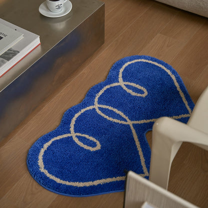 BWTZ Double Heart Accent Rug