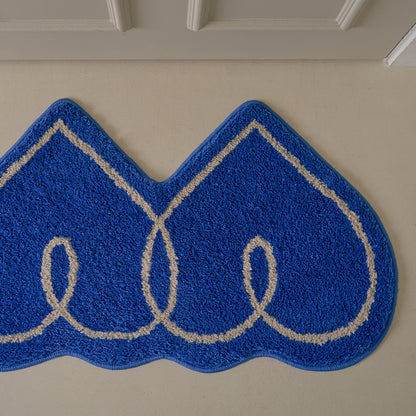 BWTZ Double Heart Accent Rug