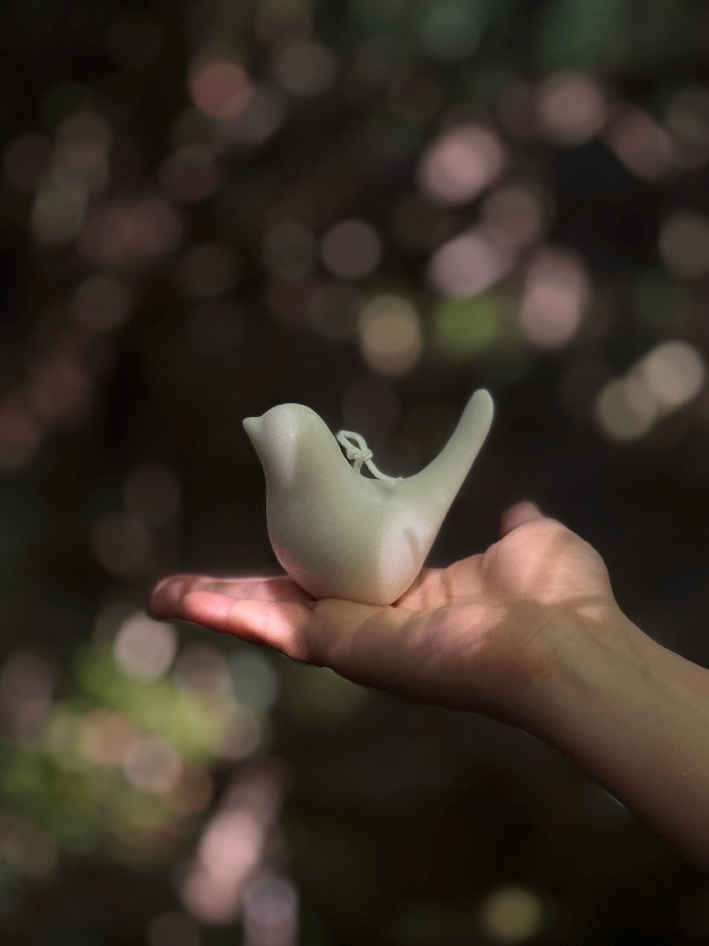 Bird Candle & Shell Tray Gift Set