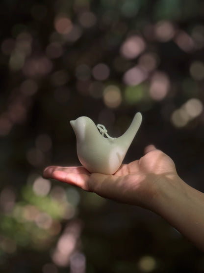 Bird Candle & Shell Tray Gift Set