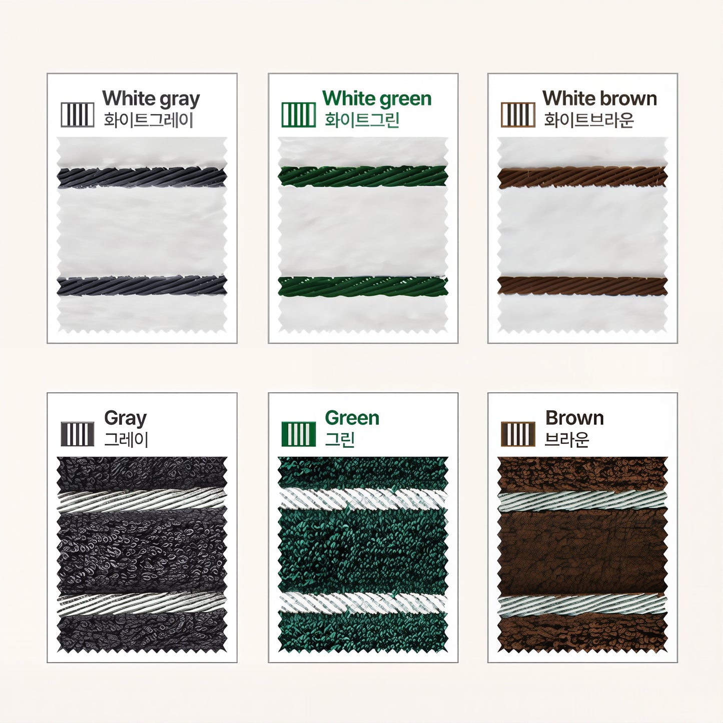 Lino Stripe Blended Yarn Towel (10-Pack)