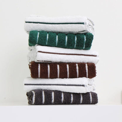 Lino Stripe Blended Yarn Towel (10-Pack)