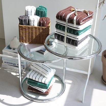 Lino Stripe Blended Yarn Towel (10-Pack)
