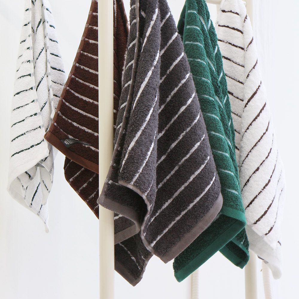 Lino Stripe Blended Yarn Towel (10-Pack)