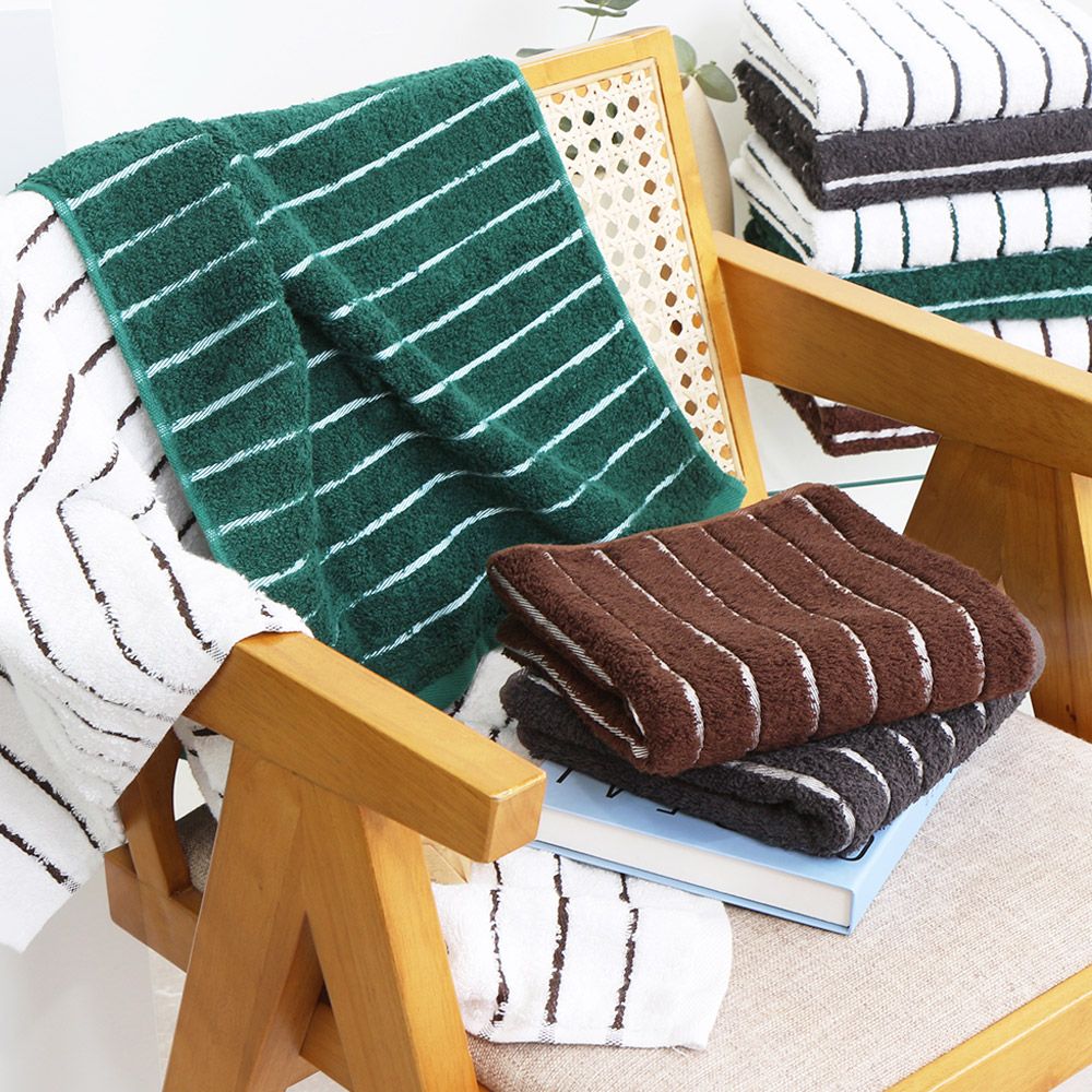Lino Stripe Blended Yarn Towel (10-Pack)