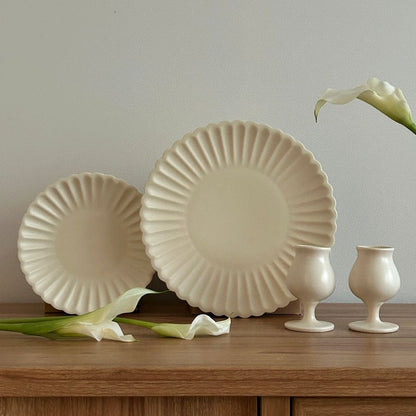 Yunseol Hwa Soju Cup & Plate Gift Set (4-Piece)