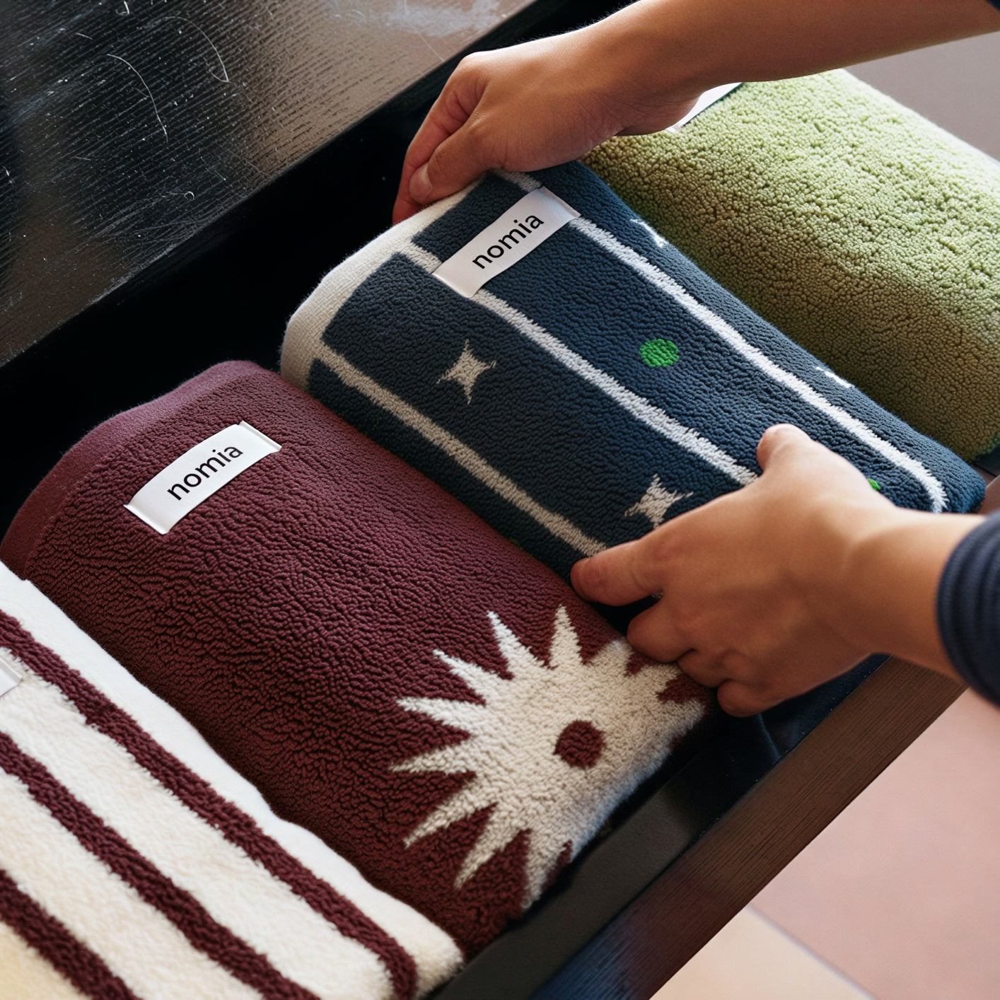 Nomia 40-Count Combed Cotton Face Towel Gift Set (4-Piece)