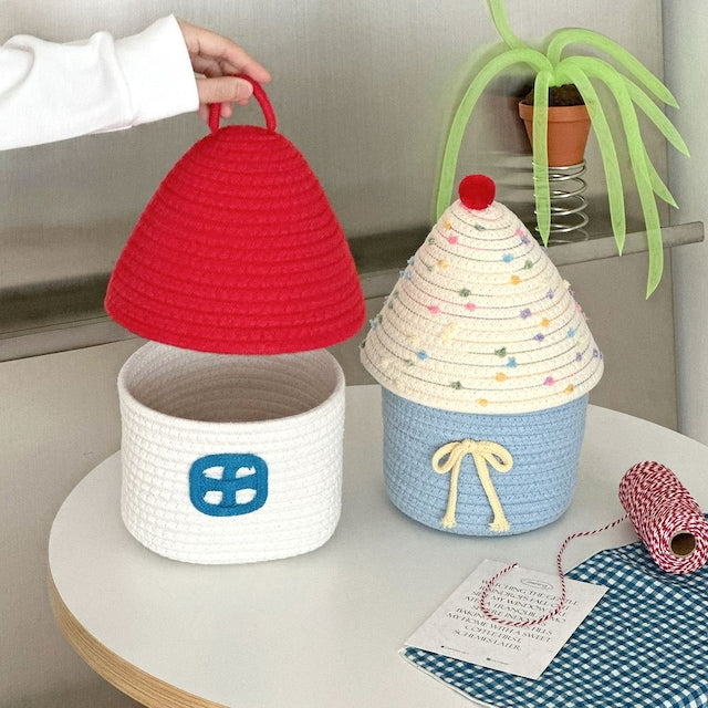 Haus Soft Woven Storage Basket - close up
