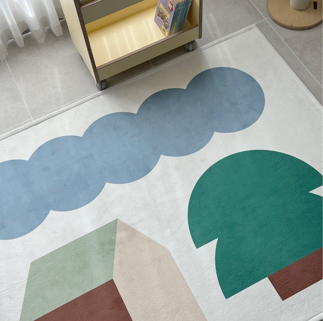 Storybook Home Microfiber Accent Rug
