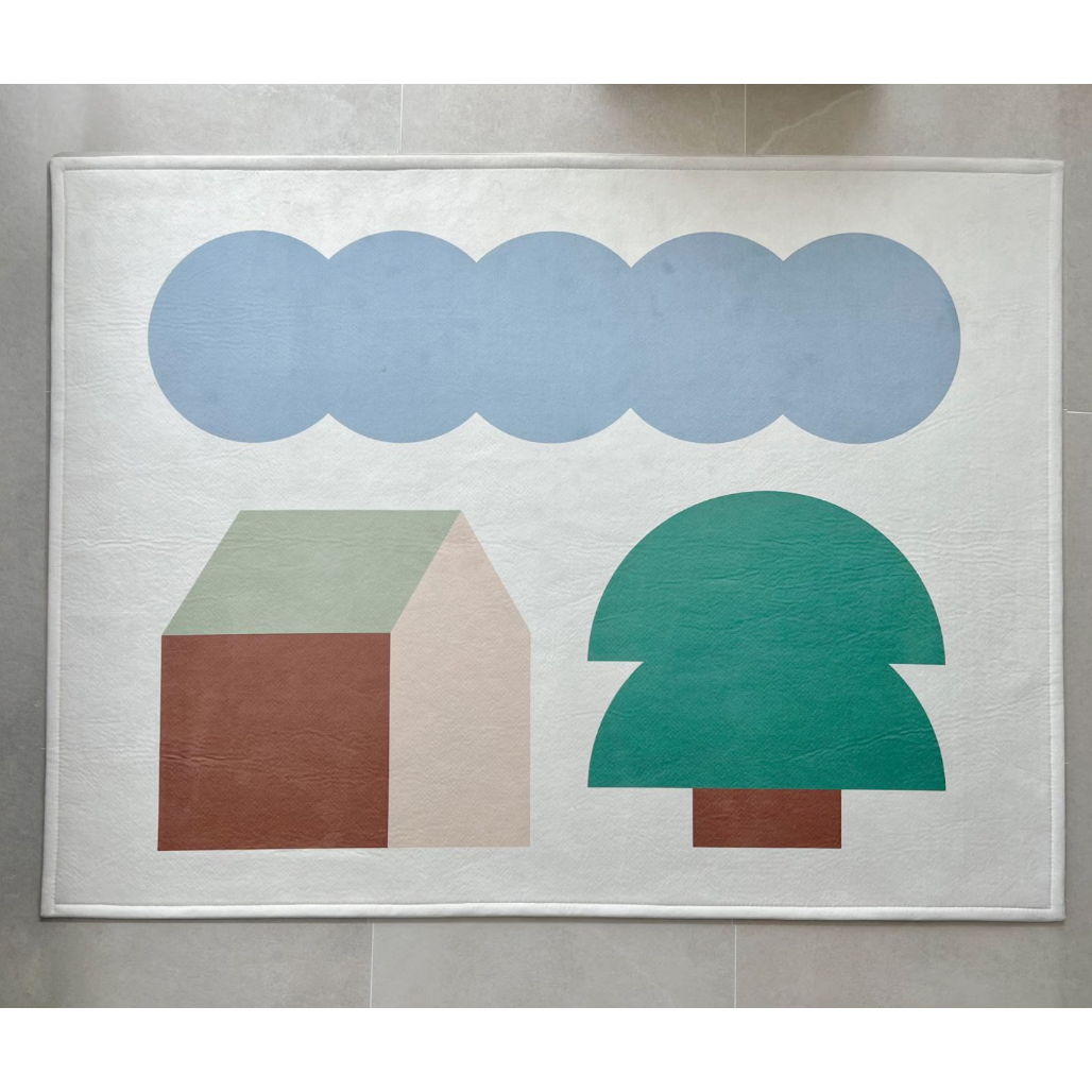 Storybook Home Microfiber Accent Rug