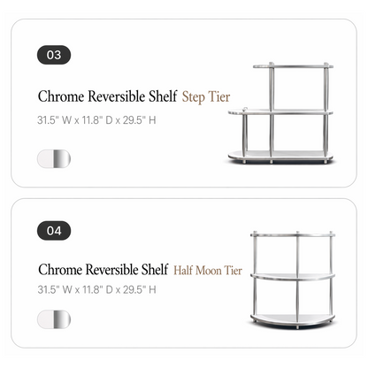 Urban Chrome Reversible Shelf