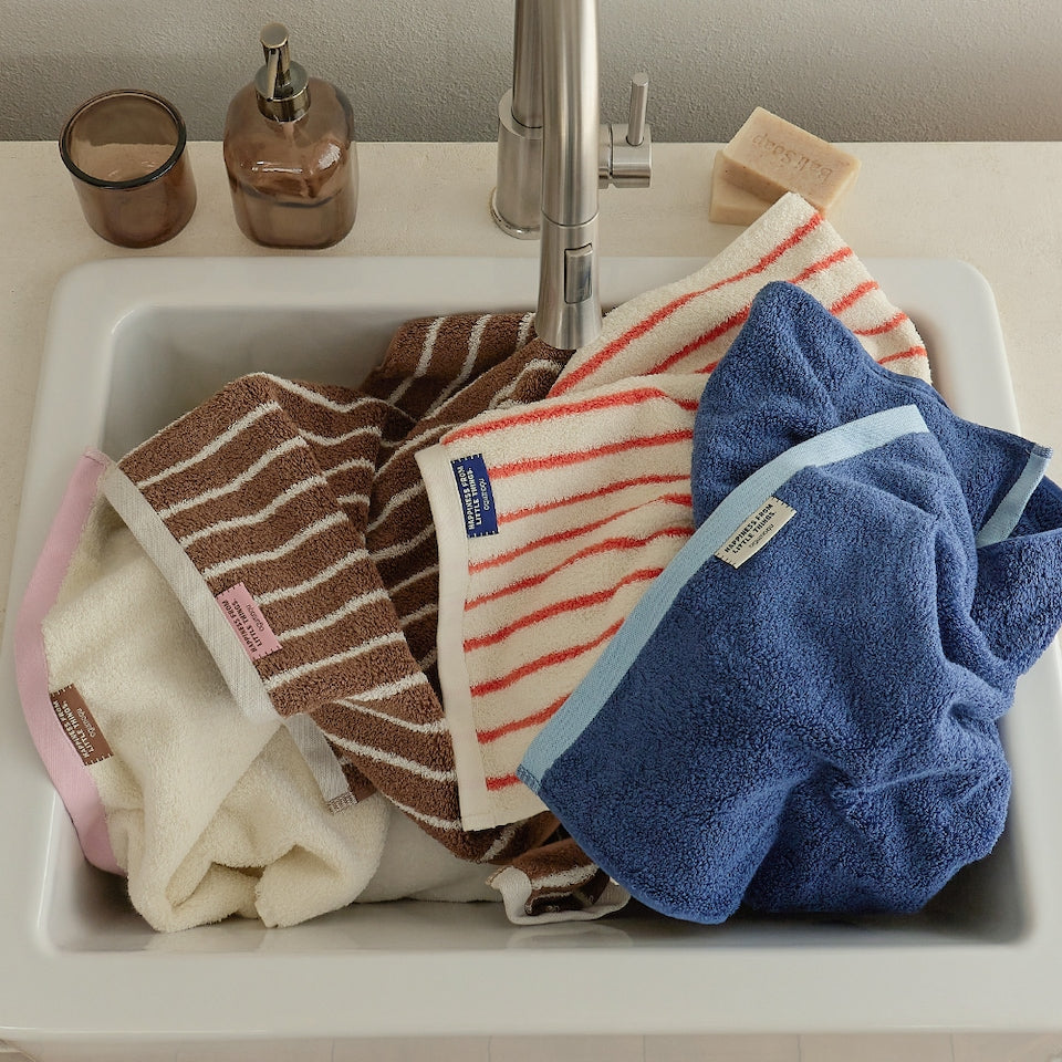 Striped + Solid Hand Towels – The Ice Cream Duo