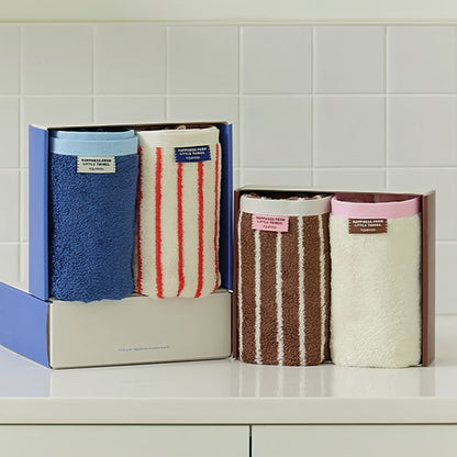 Striped + Solid Hand Towels – The Ice Cream Duo