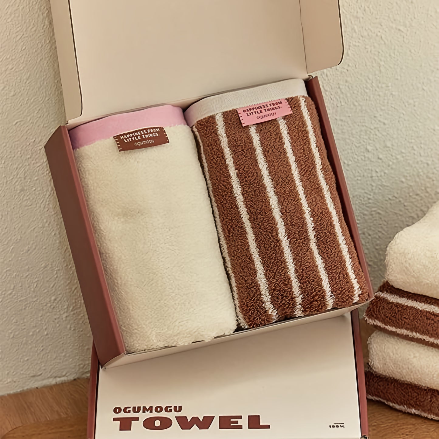 Striped + Solid Hand Towels – The Ice Cream Duo
