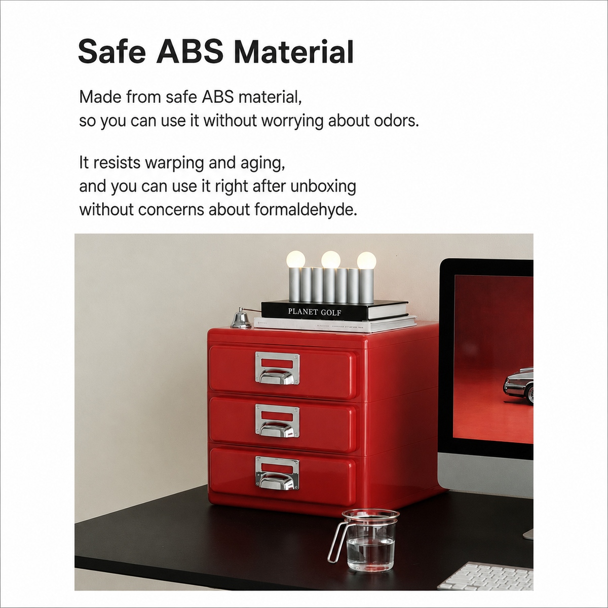 Moto Mini Desk Drawer Cabinet