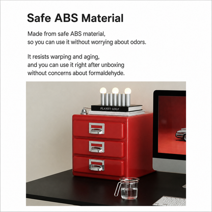 Moto Mini Desk Drawer Cabinet
