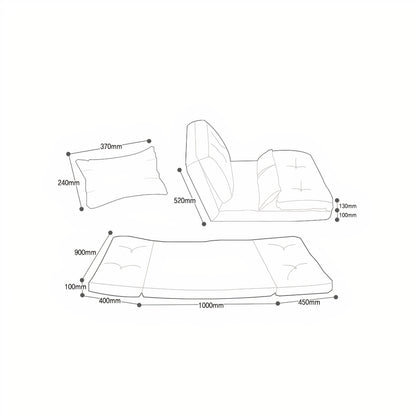 Reclining Floor Sofa Bed