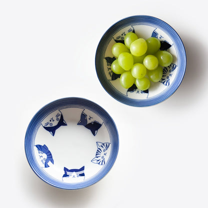 Cutie Neko Bowl Plate (2-Piece)